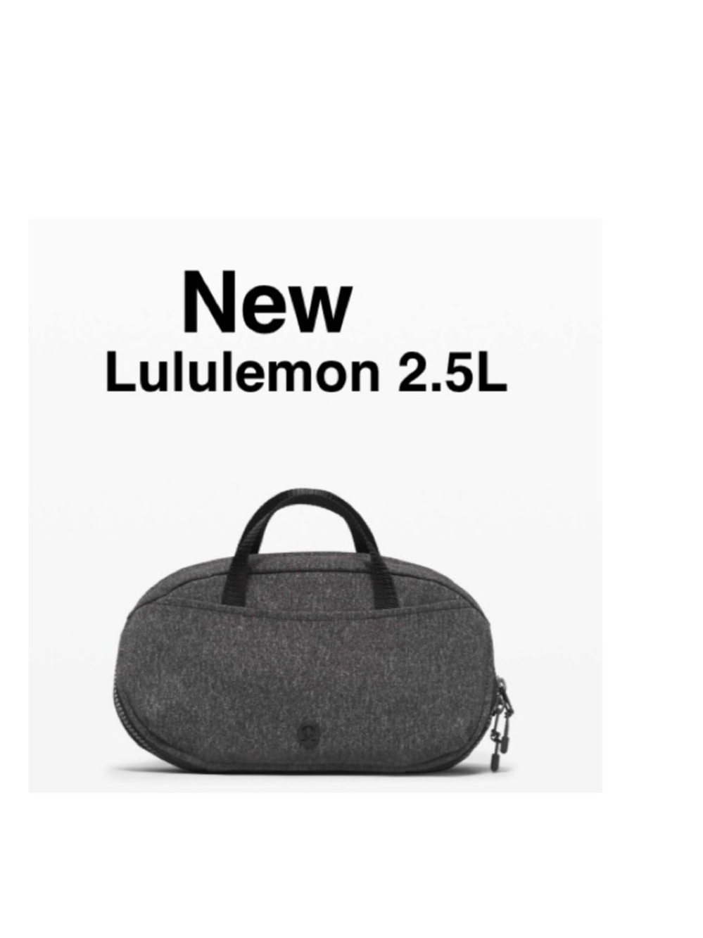 New Lululemon all the essential kits 2.5L grey ⭐️⭐️⭐️⭐️